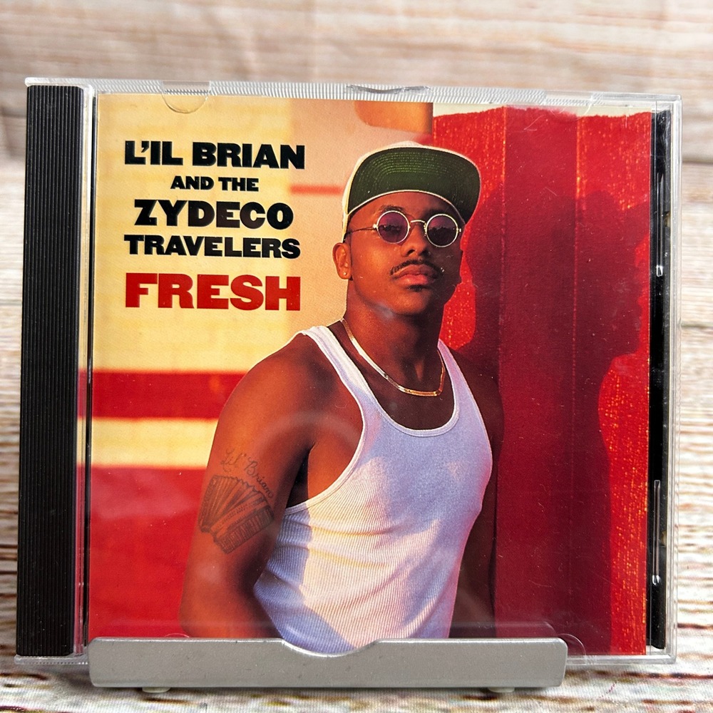 Lil Brian and the Zydeco Travelers Fresh CD 1995 Rounder Records CD 2136 Creole